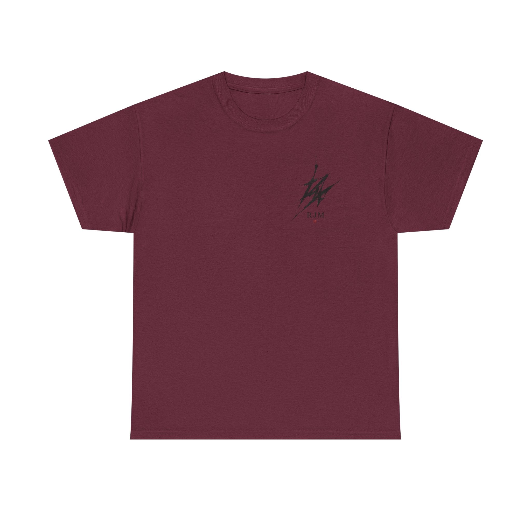 Zen Pine & Red Sun T‑Shirt — Japanese Ink Landscape Tee (RJM)