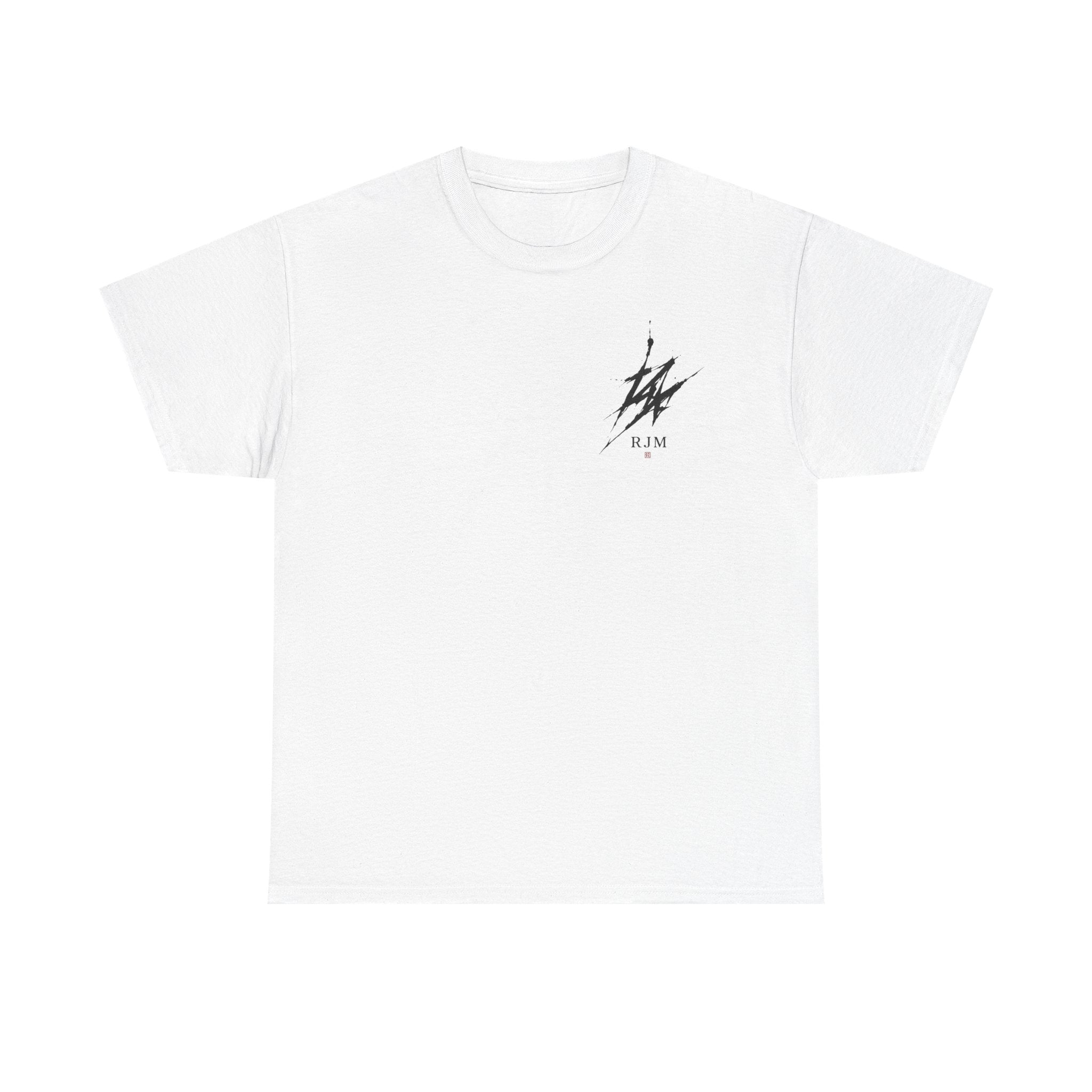 Zen Pine & Red Sun T‑Shirt — Japanese Ink Landscape Tee (RJM)