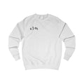 Rose Graphic Sweatshirt — Vintage Botanical Back Print with Small Initials