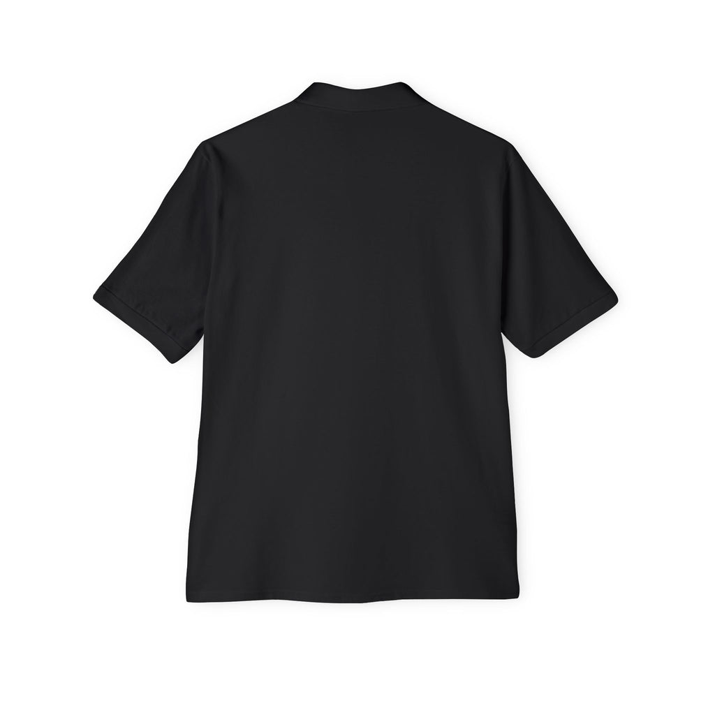 Men's White Piqué Polo Shirt — Classic Breathable Golf & Casual Polo