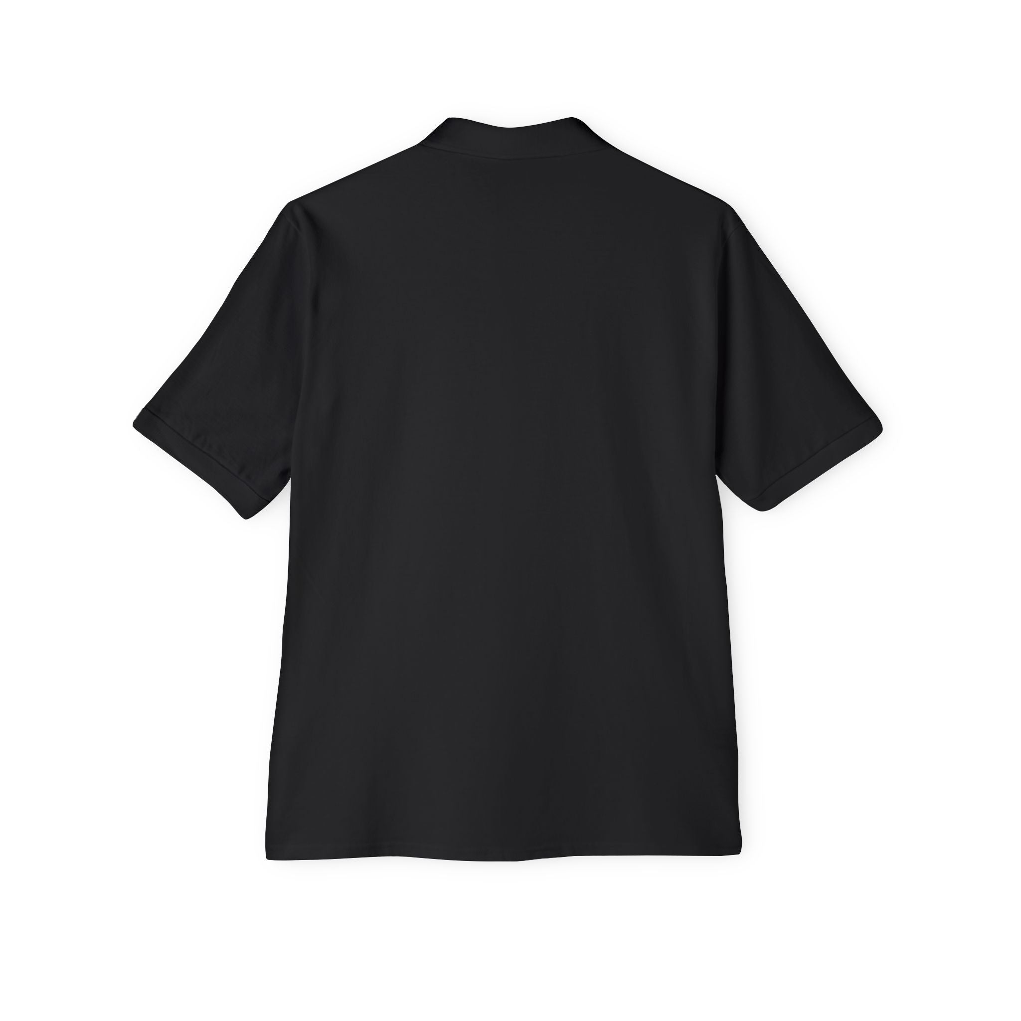 Men's White Piqué Polo Shirt — Classic Breathable Golf & Casual Polo