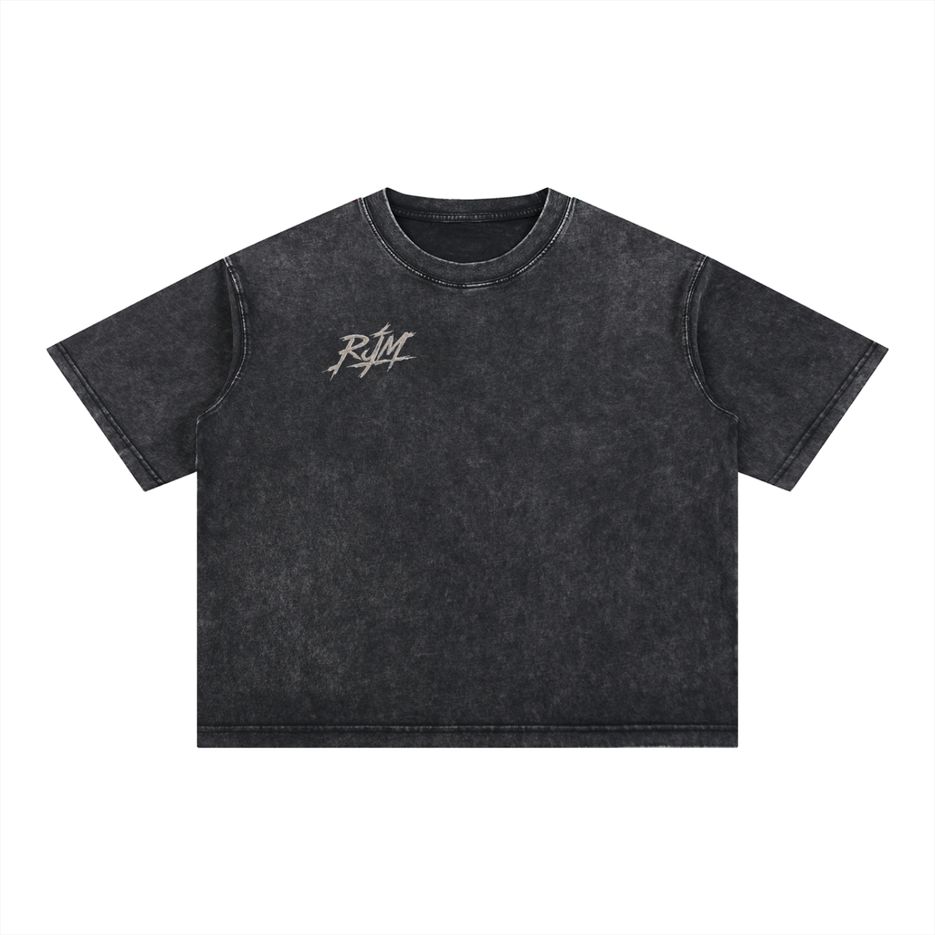 Mineral Wash Boxy Cotton T-Shirt