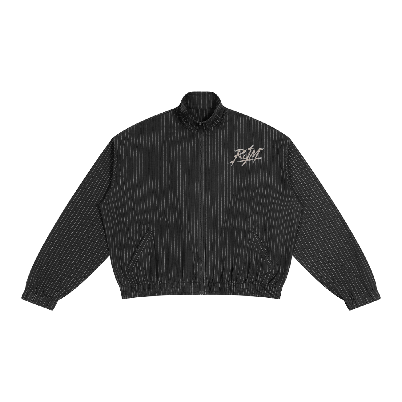 Unisex Striped Full-Zip Track Jacket
