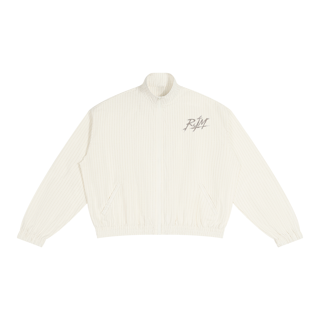 Unisex Striped Full-Zip Track Jacket