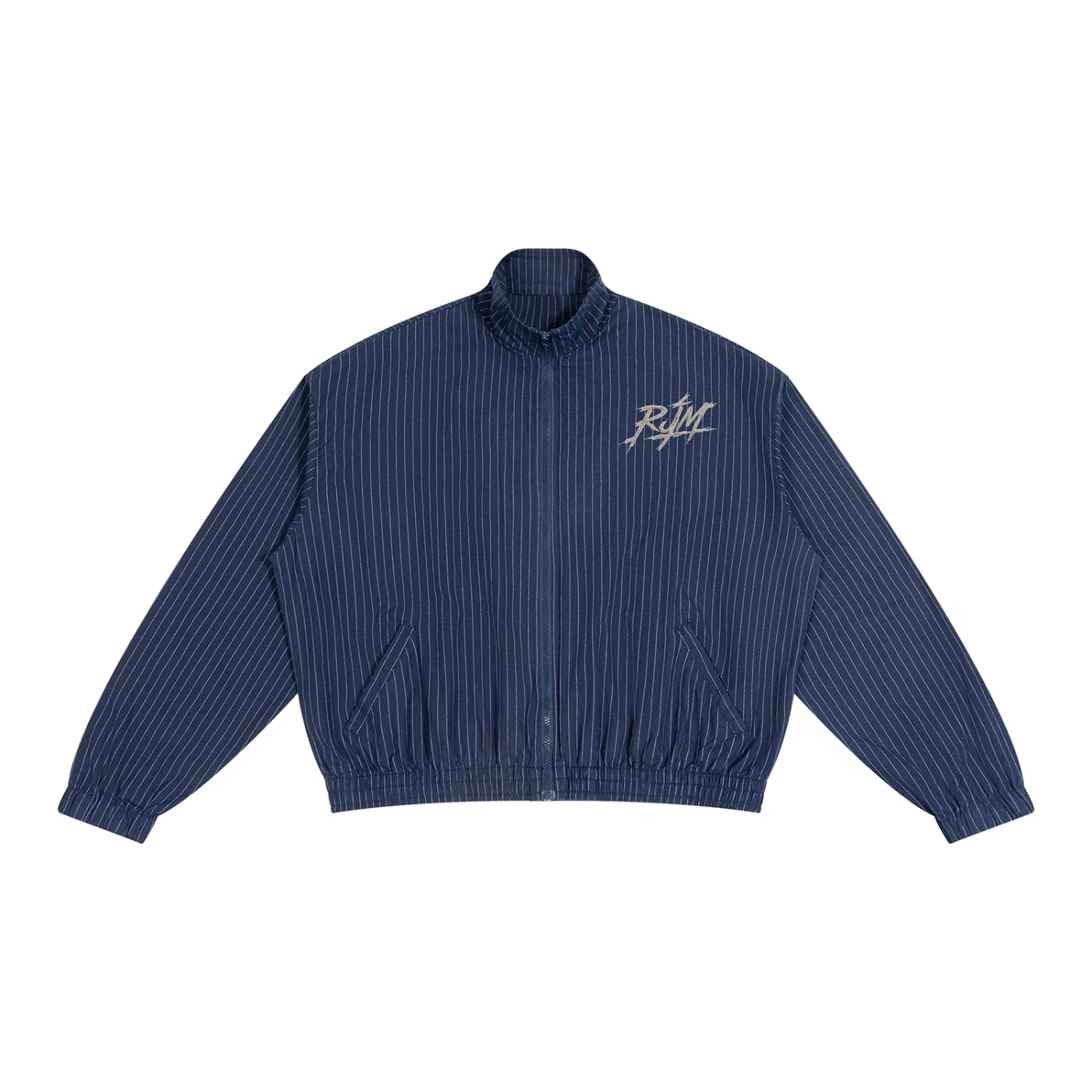 Unisex Striped Full-Zip Track Jacket